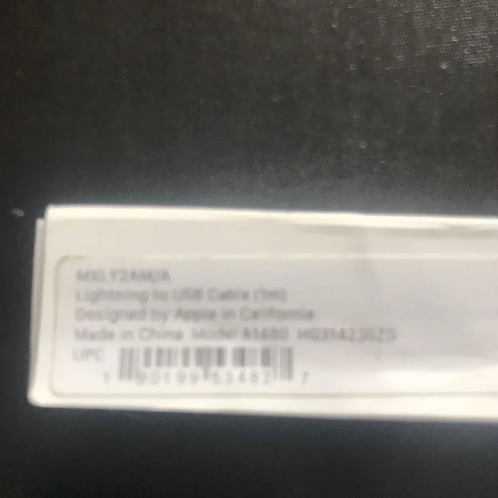 Original Apple Lightning to uSB Cable (1m)